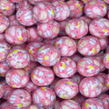 P639 PINK EASTER EGG 15MM PRINT (10ct)