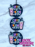 COFFEE OWNS ME SILICONE FOCAL D397 (1ct)