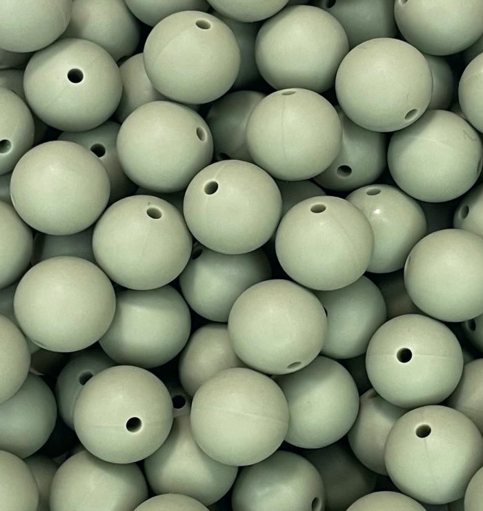 #233 GLACIAL GREEN 15MM SOLID (10ct)