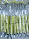 BEADABLE PLASTIC PEN CHROME SOFT YELLOW B44 (1ct)
