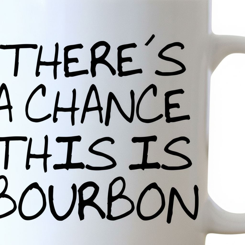 Funny Coffee Mug - Funny Bourbon Gift - Funny Saying Coffee Mug