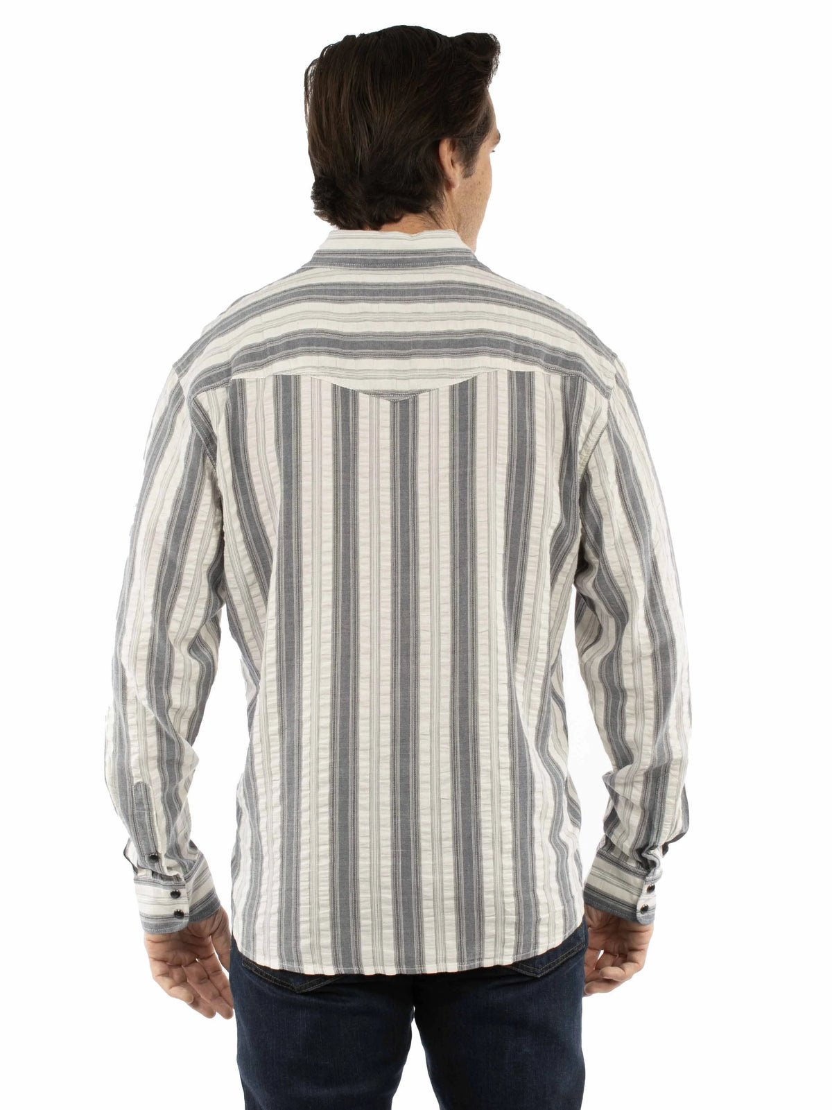 Scully Seersucker (5406) - Men's Western Shirt