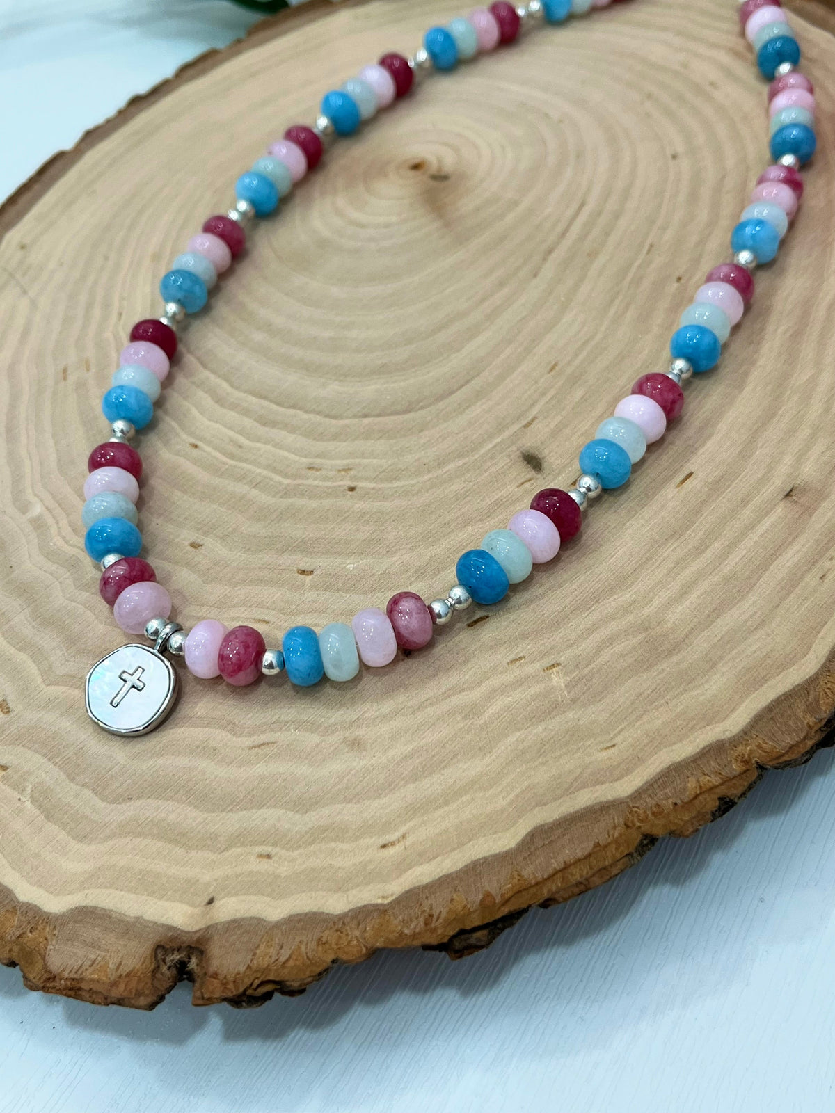 Christian Cross Necklace – Fruit of the Spirit Necklace