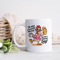 Funny Chicken Mug - Ceramic Coffee Mug, Microwave Safe Morning Cup