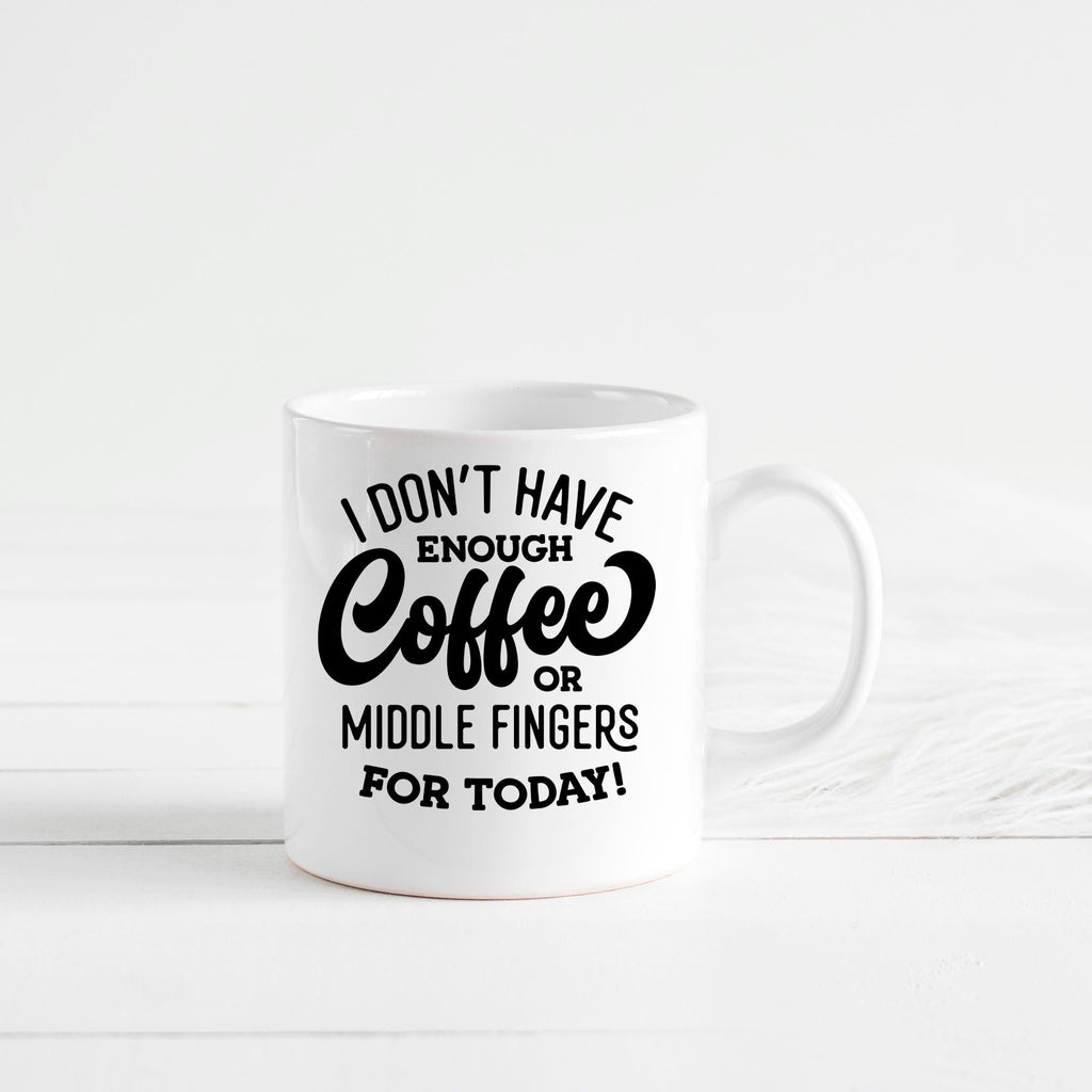Funny Coffee Mug – Ceramic Mug with Bold Text & Sarcastic Quote for Office