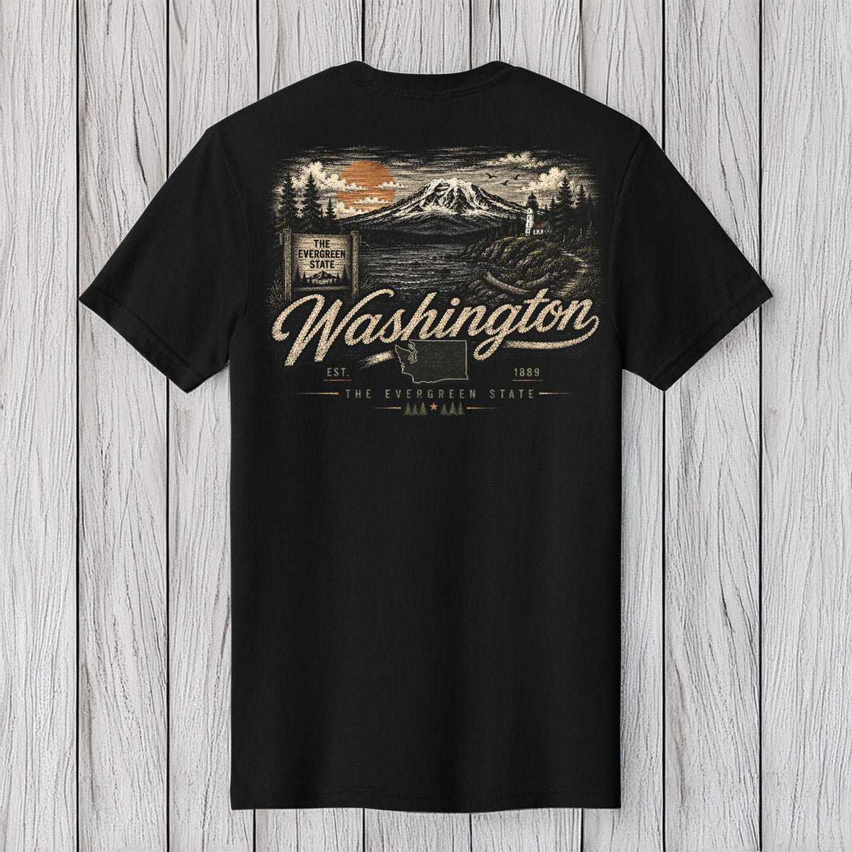 Washington Evergreen State Pacific Northwest T-Shirt