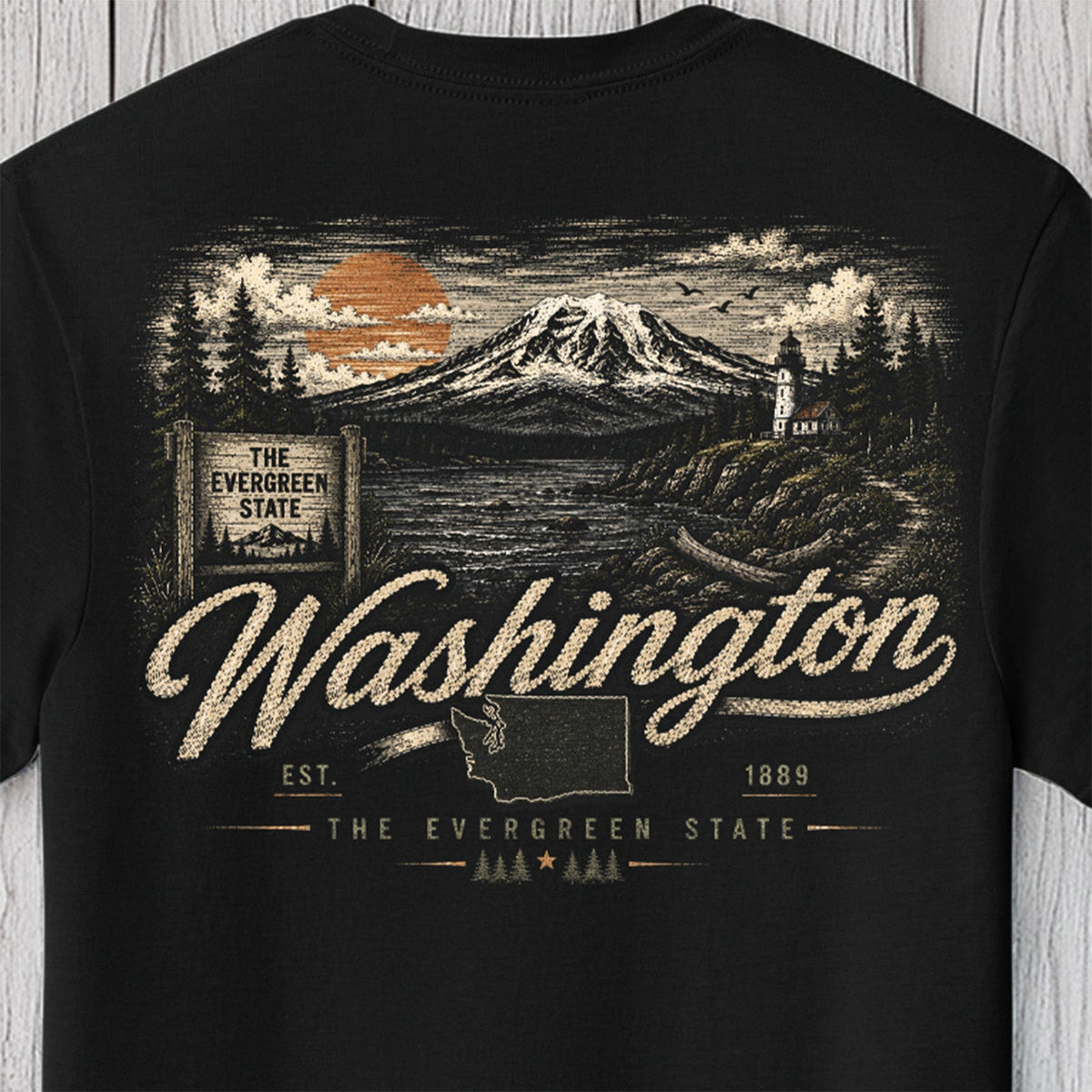 Washington Evergreen State Pacific Northwest T-Shirt