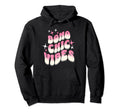 Its Boho Bohemian Chic Vibes Wavy Text Hoodie - Trendy Graphic Men Women