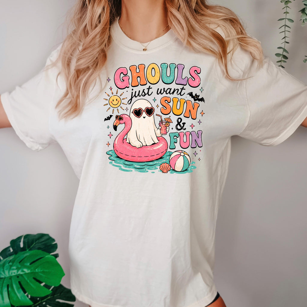 Summerween Shirt - Retro Spooky Beach Tee | Pastel Goth Halloween Summer Top
