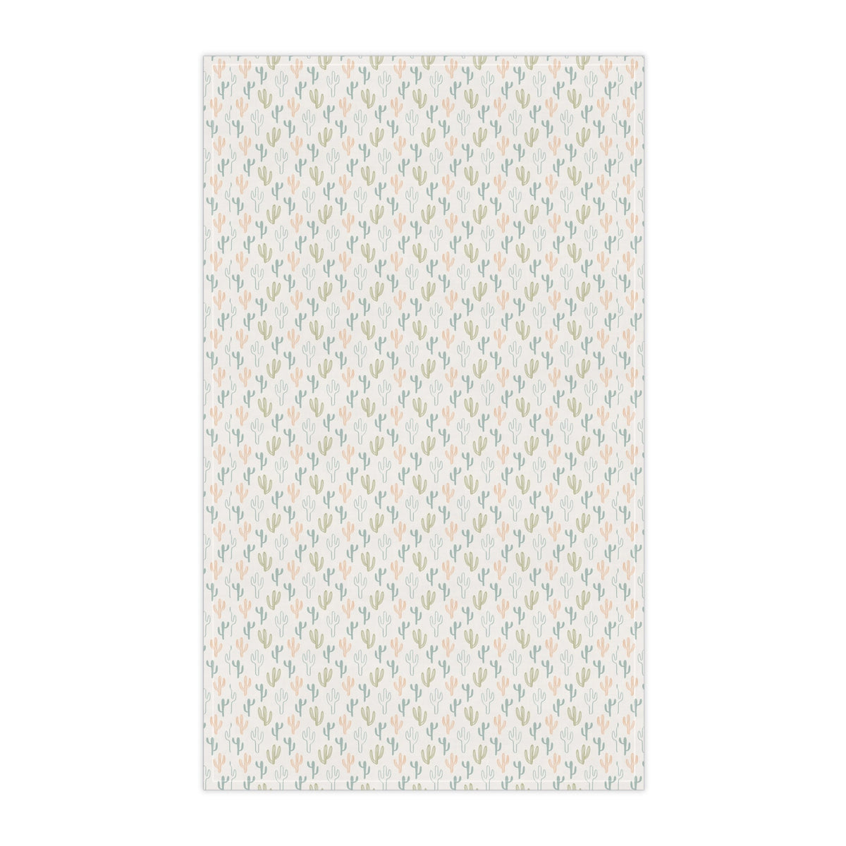 Cactus Print Tea Towels, Western Decor, Natural Cotton Dish Towels, Gift for Home, Rustic Farmhouse Style