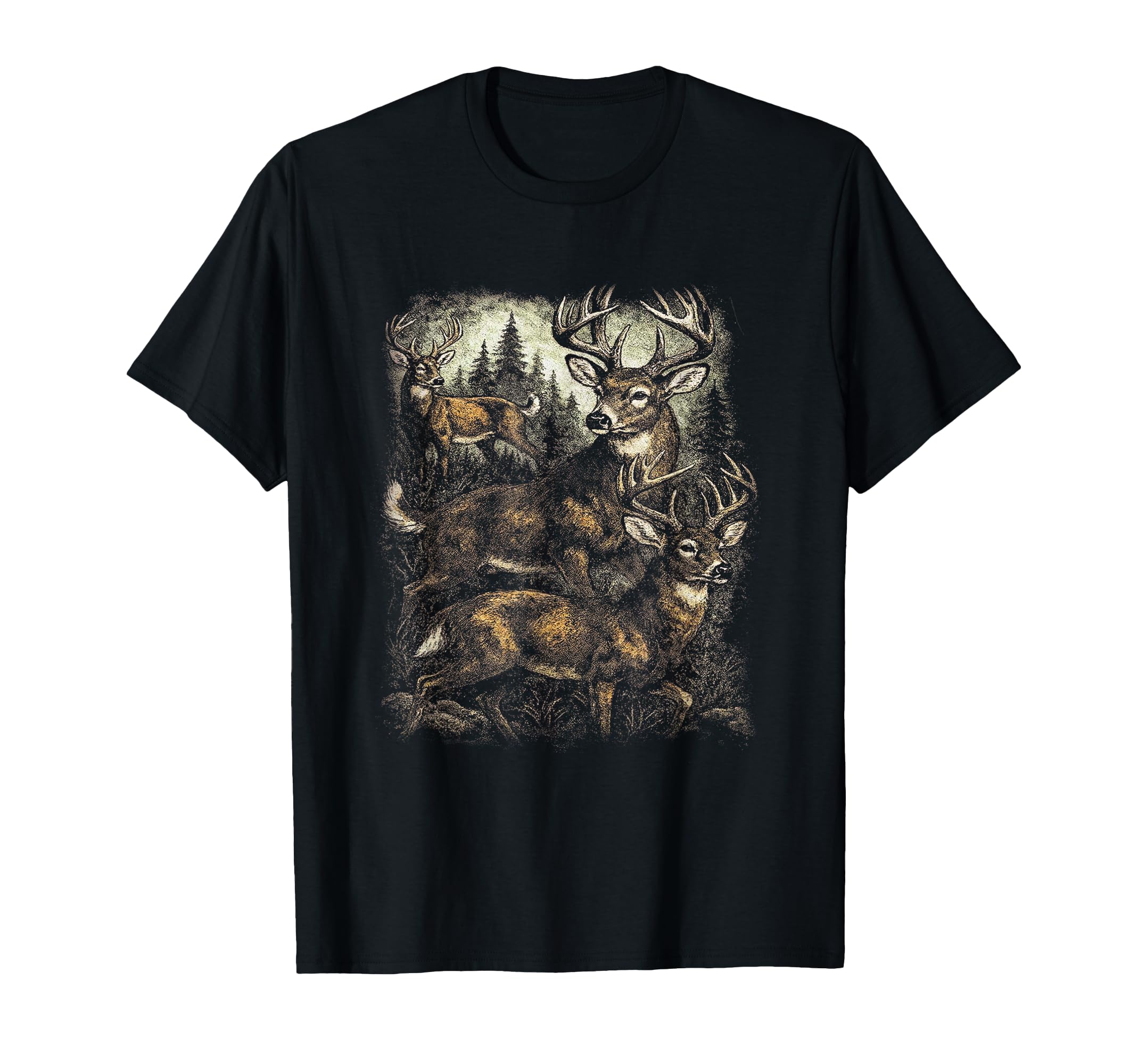 Deer 90S Wildlife Aesthetic Outdoorsy T-Shirt - Aesthetic Graphic Men Women