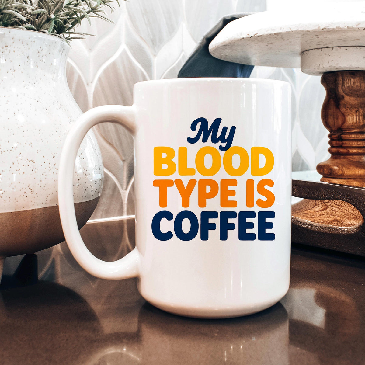 Funny Coffee Mug | Microwave Safe Ceramic Coffee Cup – Gift for Caffeine Addicts