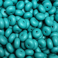 14MM ABACUS BEAD SEAWEED #28 (10ct)