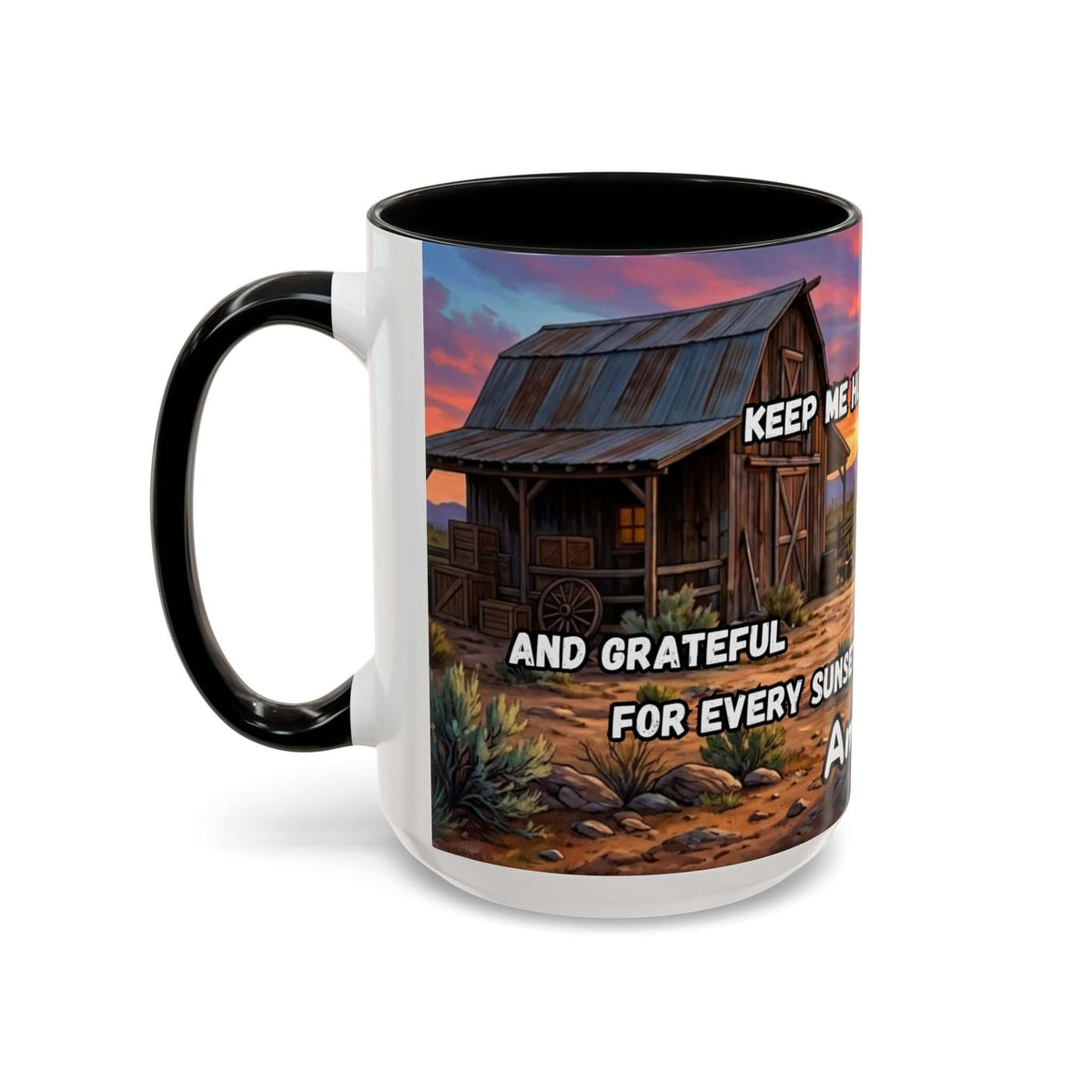Cowboy Prayer Coffee Mug, Western Mugs, Religious Gifts, Cowboy Gifts