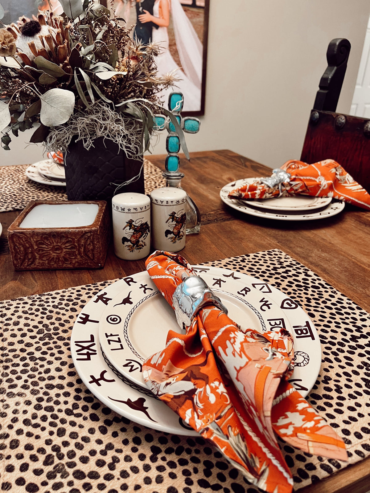 The Western Napkin Ring Set