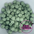 14MM HEXAGON FRESH EUCALYPTUS #104 (10ct)