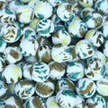 P718 BOHO LEAVES 15MM PRINT (10ct)