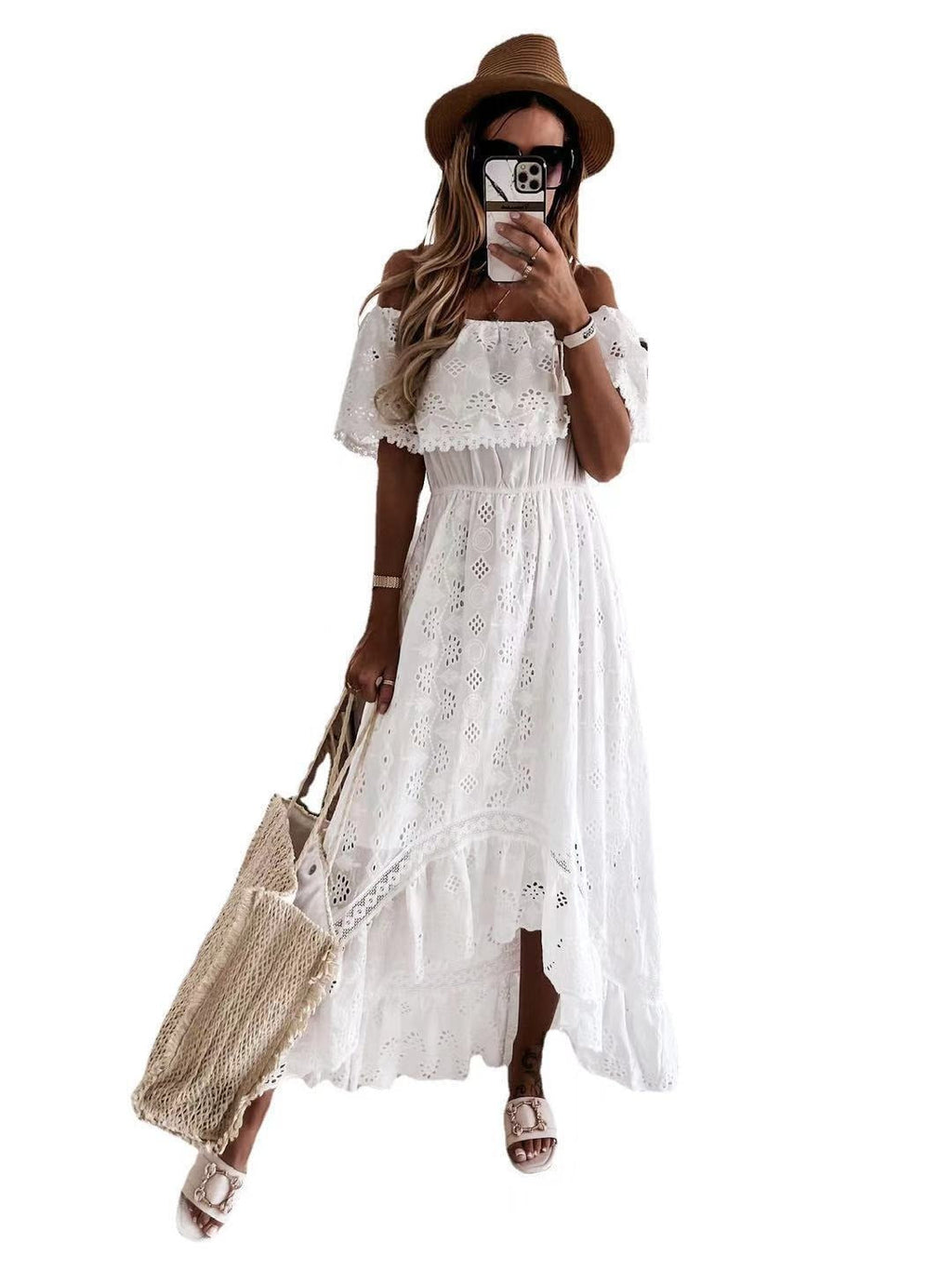 Bohemian Lace Princess Long Dress