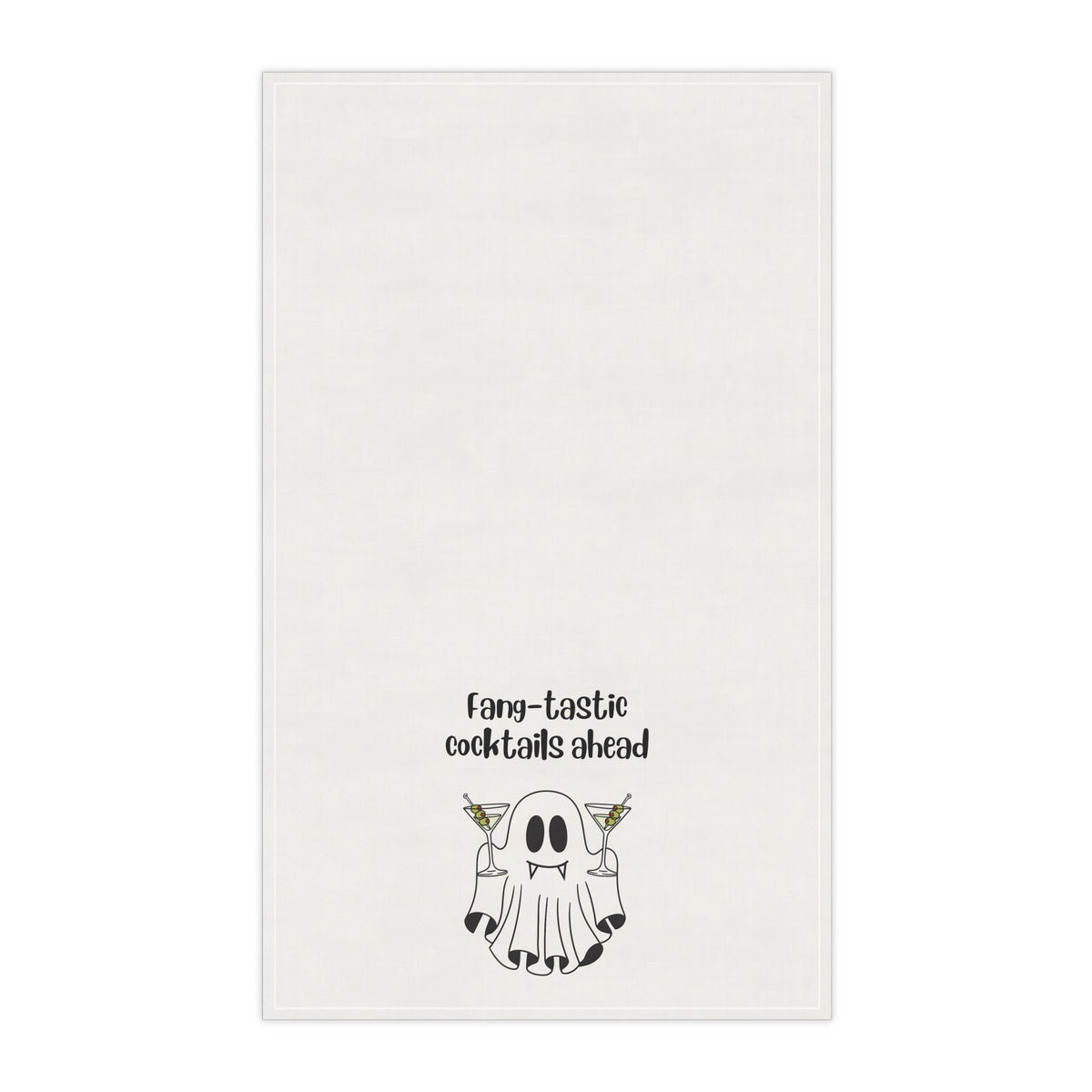 Spooky Ghost Tea Towels - Fang-tastic Cocktails Ahead, Halloween Kitchen Decor, Ghost Party Supplies, Unique Gift for Home, [...]