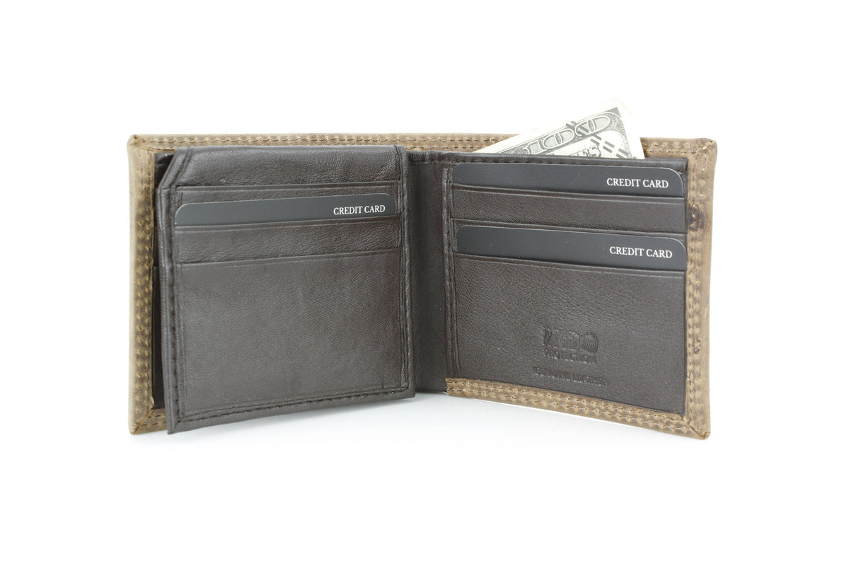 Praying Cowboy Leather Wallet | Branding Iron Western Wear