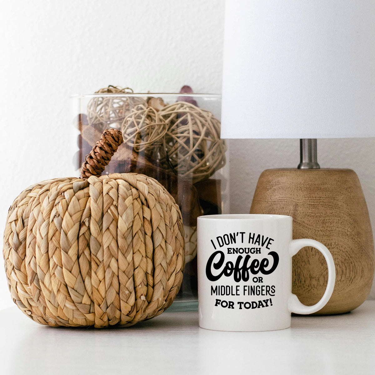Funny Coffee Mug – Ceramic Mug with Bold Text & Sarcastic Quote for Office
