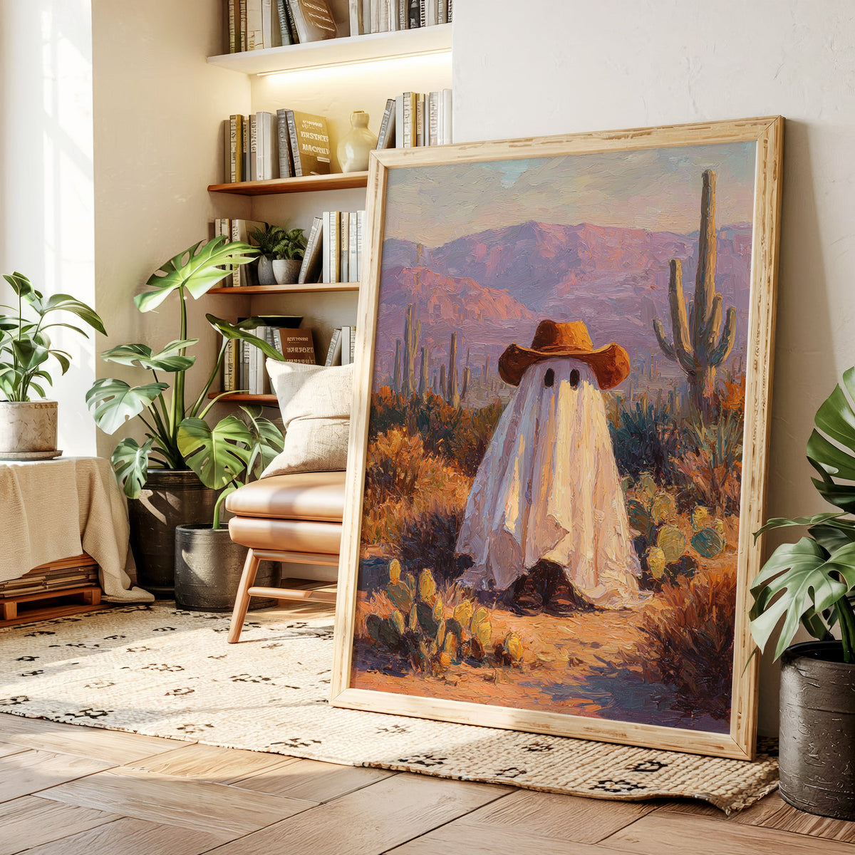 A Cowboy's Playful Mirage