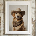 A Canine Cowboy's Bold Stance