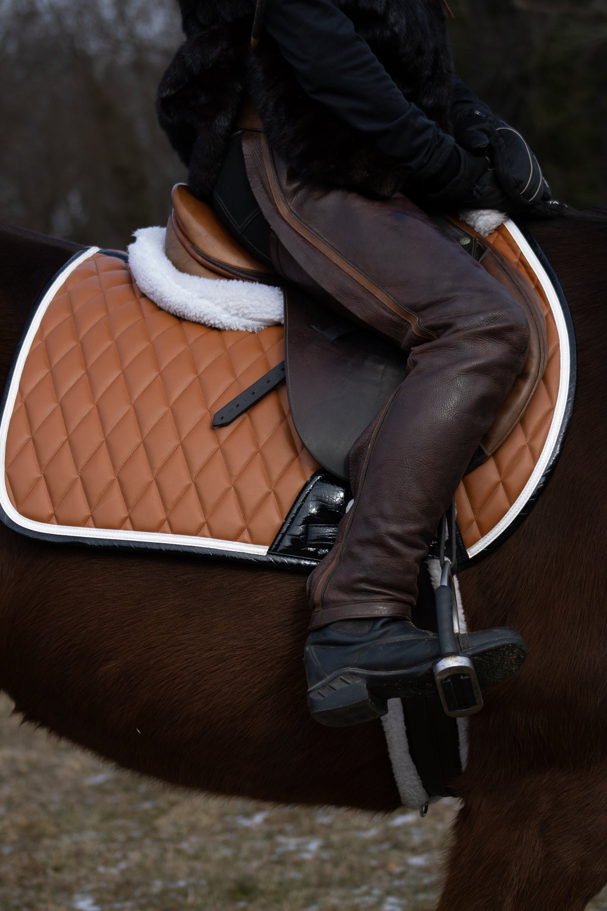 Jump Saddle Pad | Cognac
