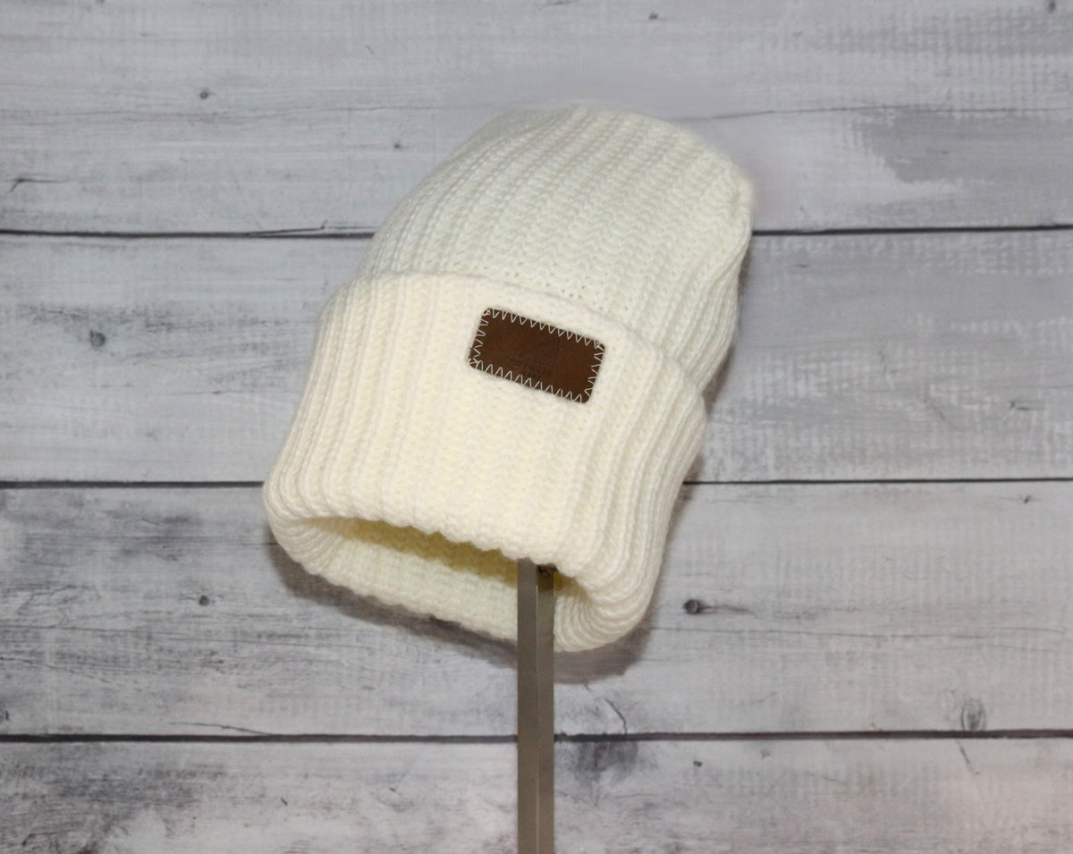 Adult Acrylic Ribbed Cuff Hat