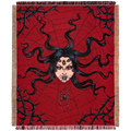 Arachnophobia - Spider Queen Woven Blanket