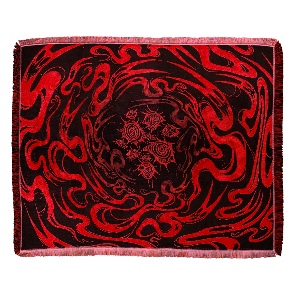 Blood Underworld - Ghost Portal Woven Blanket