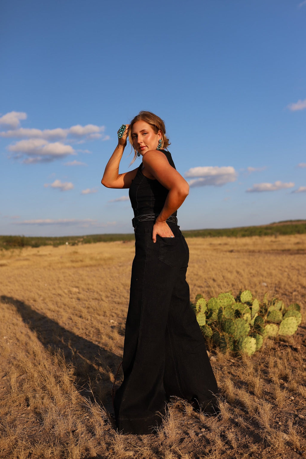 The Beckie Jumpsuit in Black