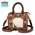 Lasso Speedy | Tooled Leather & Cowhide Western Purse