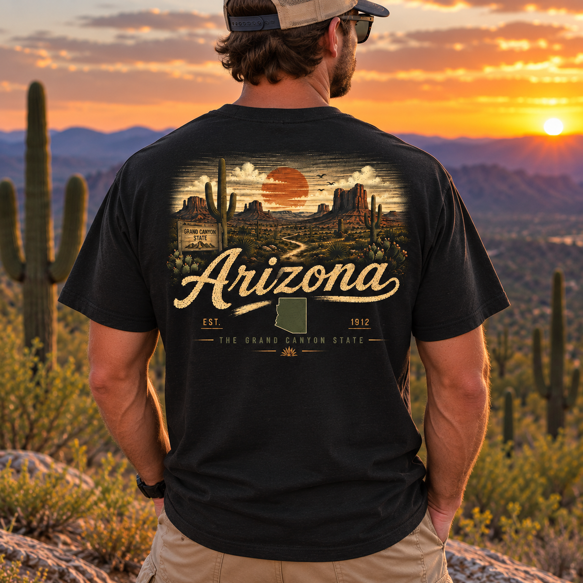 Arizona Grand Canyon State Desert T-Shirt