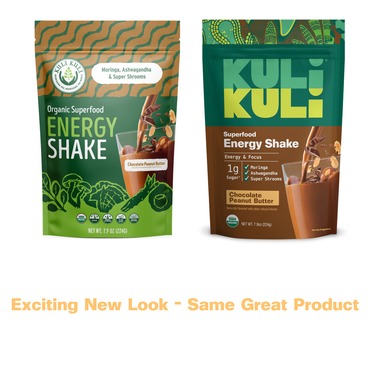 Organic Superfood Energy Shake - Chocolate Peanut Butter
