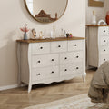Closet Storage Organizer with 7 Folding Fabric Drawers-Gray