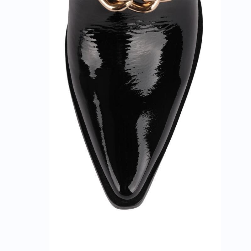 Knight Studded Cowboy Boots | Punk Rock Style with Rivets & Chains