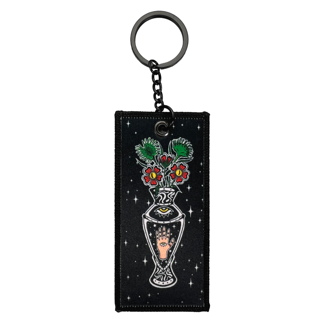 Dismembered - Anatomical Heart Embroidered Keychain