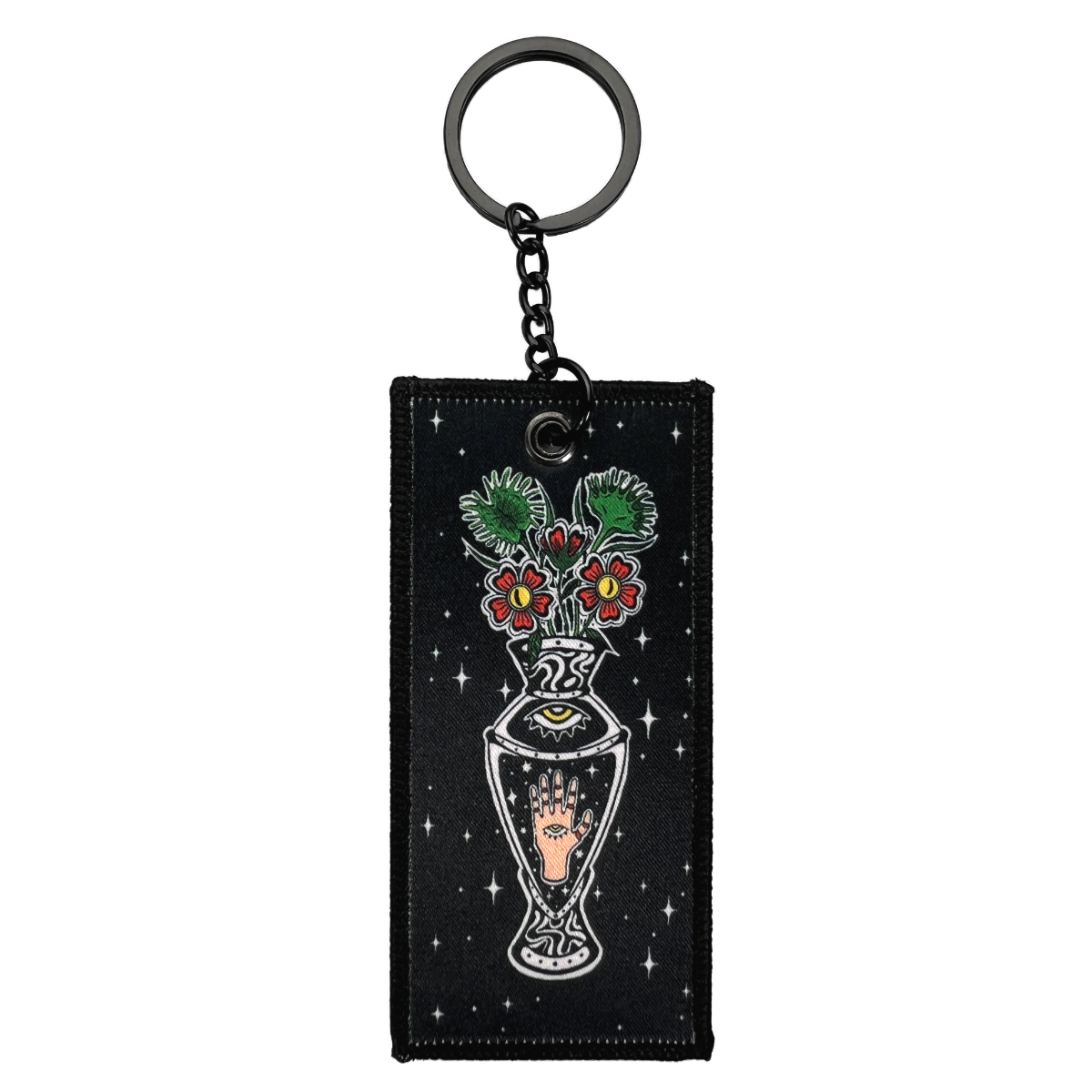Dismembered - Anatomical Heart Embroidered Keychain