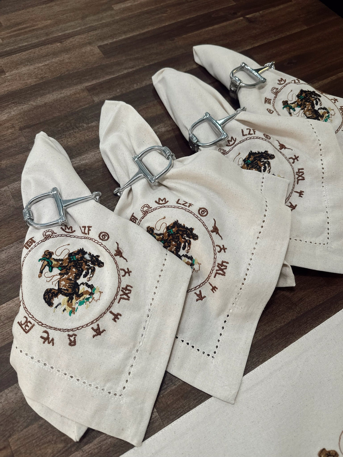 The Bronc Napkin Set