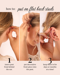 Opal Gem Flat Back Stud