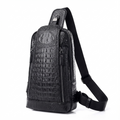 Men's Croc-Embossed Vegan Leather Sling – Refined Daily Carry