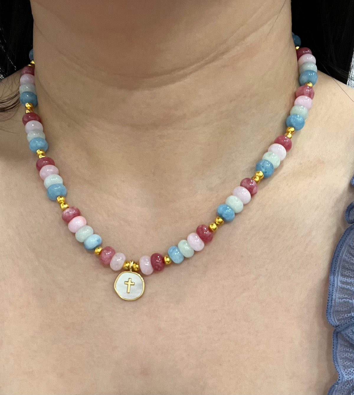 Christian Cross Necklace – Fruit of the Spirit Necklace