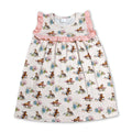 Ruffle horse rodeo baby girls western dresses