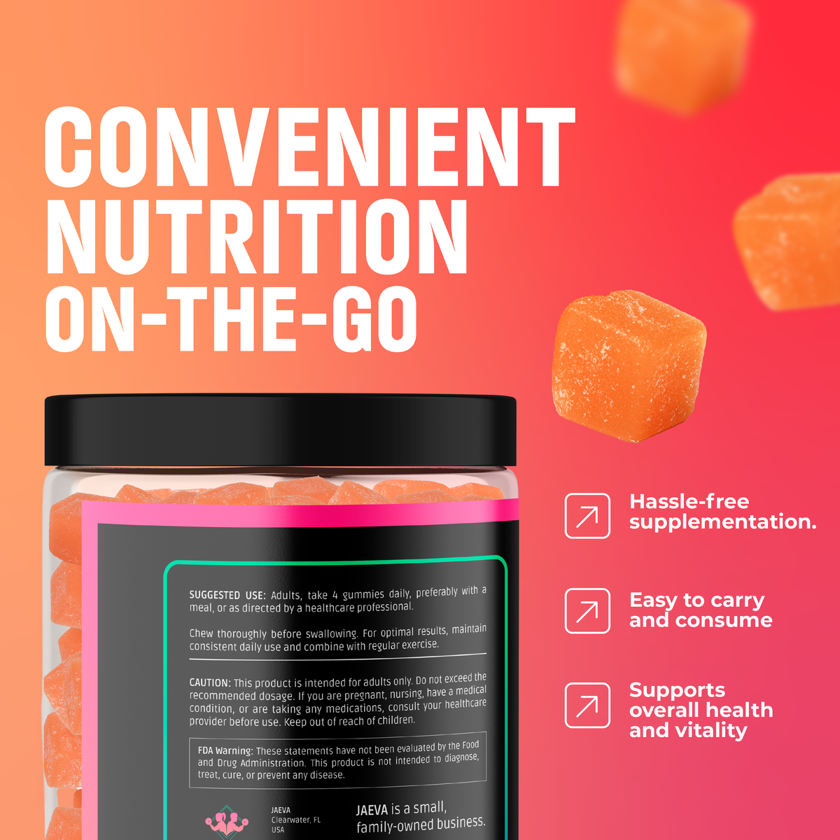 Sugar Free Creatine Monohydrate Gummies - 120 count