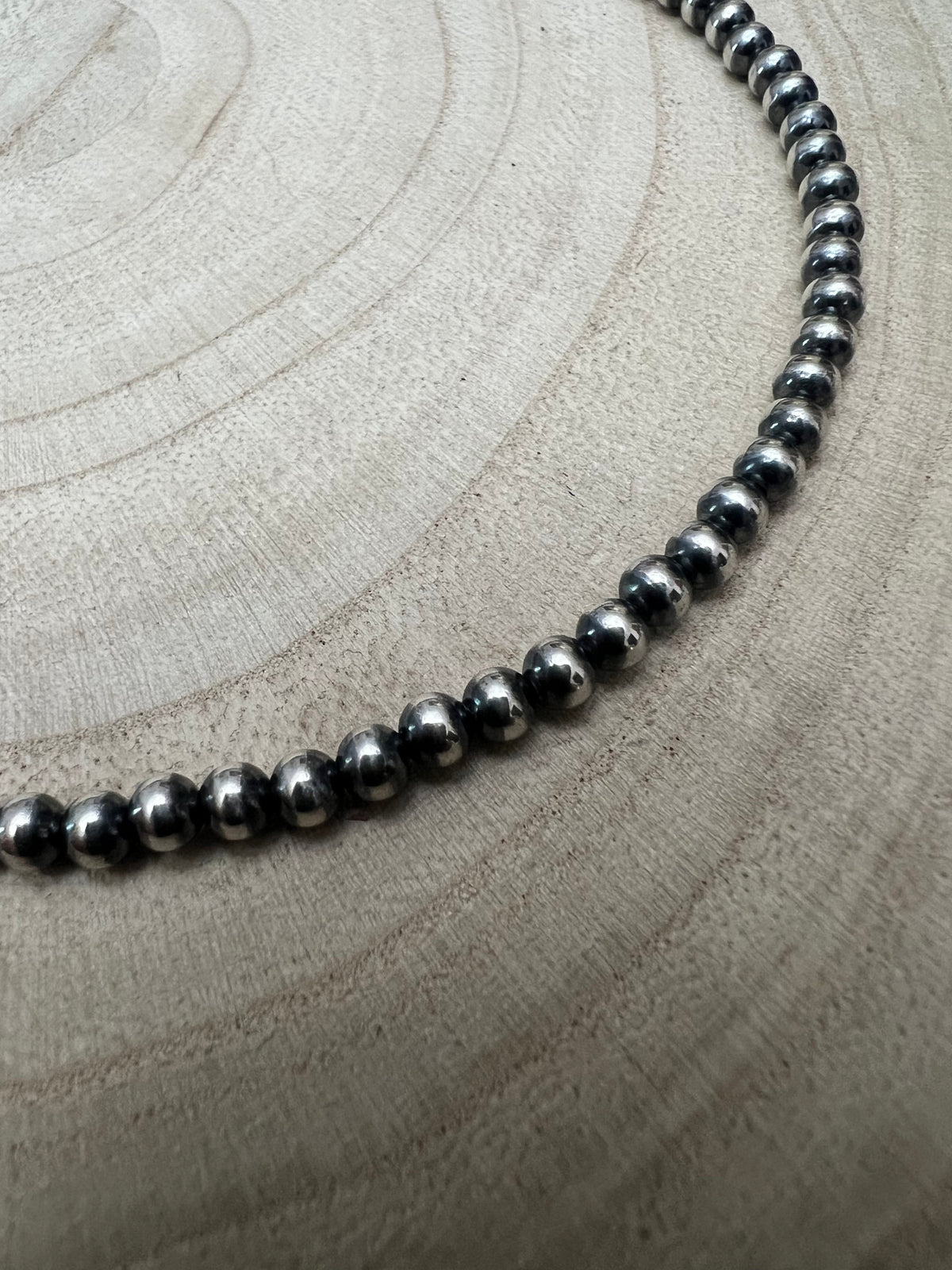 5mm Sterling Pearl Choker — 14 inch