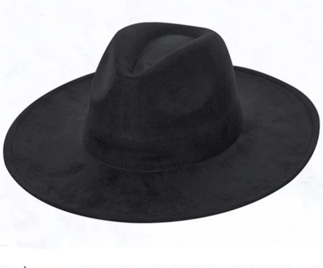 Wide Genuine Leather Mixed Metallic Hat Band Only  w/ Turq 953t