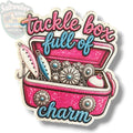 Tackle Box Full of Charm UV Printed Embroidery Look Patch