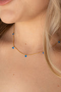 Madison Necklace in Blue