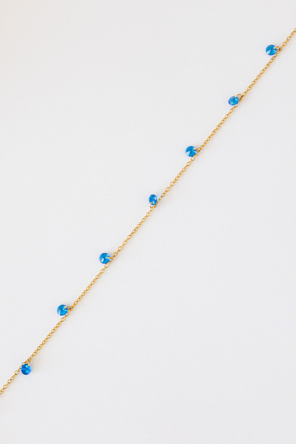Madison Anklet in Blue